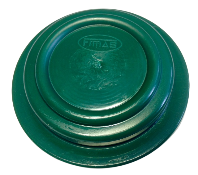 víčko náboje PVC ø 80 mm zelené původně černé 
