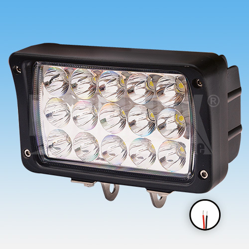 světlomet pracovní obdélník 15 LED, 3400 lumenů, 9-33V + 0,35 m kabel