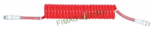hadice kroucená M16x1,5/M18x1,5 červená