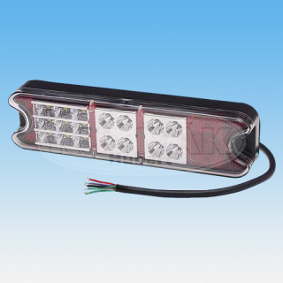 svítilna zadní LED P+L, +0,3m kabel LUMINEX 725830